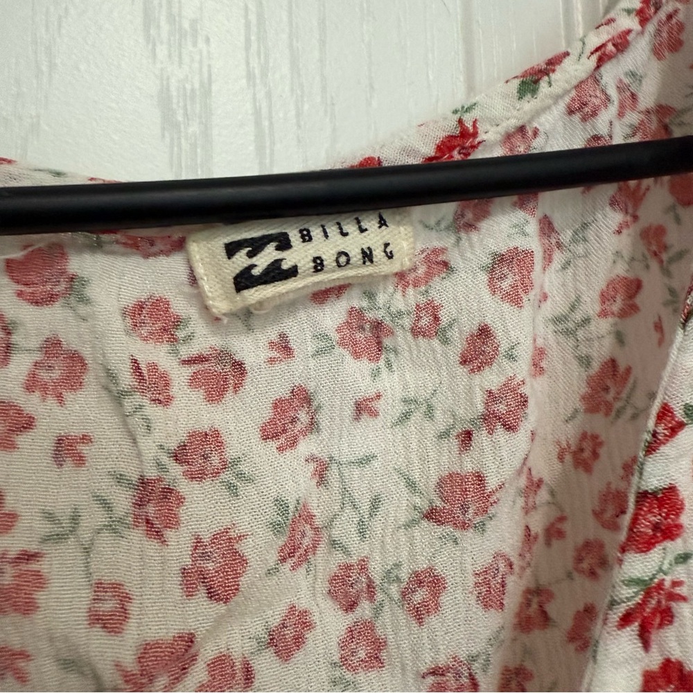Billabong Last Dance Floral Vneck Mini Dress - Picture 6 of 9